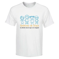 Camiseta Síndrome de Down Entendo Mais que Imagina - Infantil