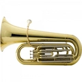 Tuba Harmonics Bb Hbb-l332l 3/4 3 Pistos Laqueada