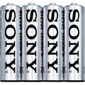 Pilha Sony Zinco Carbono AA Com 4 Un. SHRINK Ultra Heavy Duty - SUM3-NUP4A