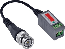 Video Balun Com Extensão Passivo Bnc x Cabo Lan Par