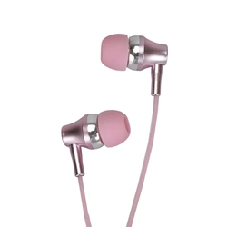 Fone De Ouvido Evus F-09 Intra Auricular Premium Rosa
