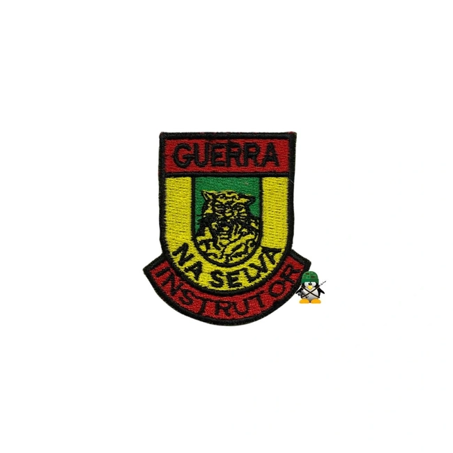 Distintivo de Gorro Bordado Colorido (INSTRUTOR GUERRA NA SELVA)