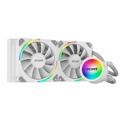 Water Cooler Pcyes Sangue Frio 3 Argb White Ghost 240mm TDP 250w - Argbsf3240wgbr
