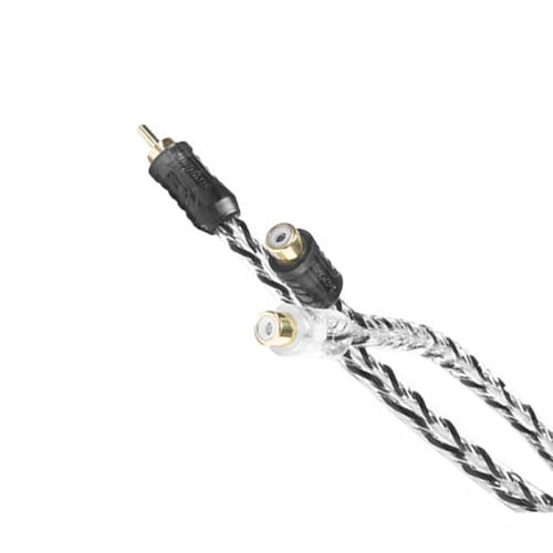 Cabo Rca y Injetado Taramps 1 Macho + 2 Femea