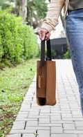 Bolsa Porta Garrafa Marron - 1 Garrafa