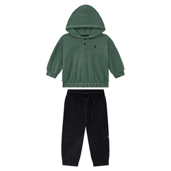 Conjunto em Microsoft com Capuz Onda Marinha - Masculino