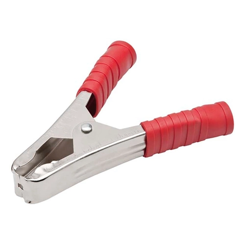 Garra Jacare Bateria Grande 100a - 10,5 Cm - Vermelha