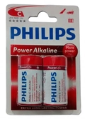 PILHA C ALCALINA CARTELA C/2 - PHILIPS