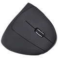 Mouse Sem Fio Recarregavel 2.4 Ghz Vertical Ergonomico Ortopedico Power Fit 1600 Dpi Preto Usb - Pm300