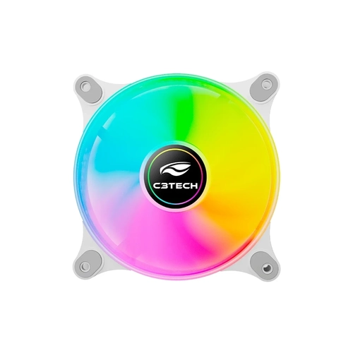 Cooler Fan C3tech Para Gabinete 120mm Branco - F9-l170wh