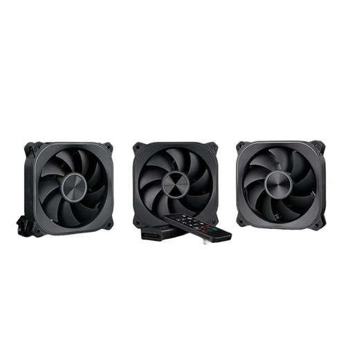 KIT COOLER GABINETE 120MM AERION VEIL PRETO C/ CONTROLADORA- FAN100
