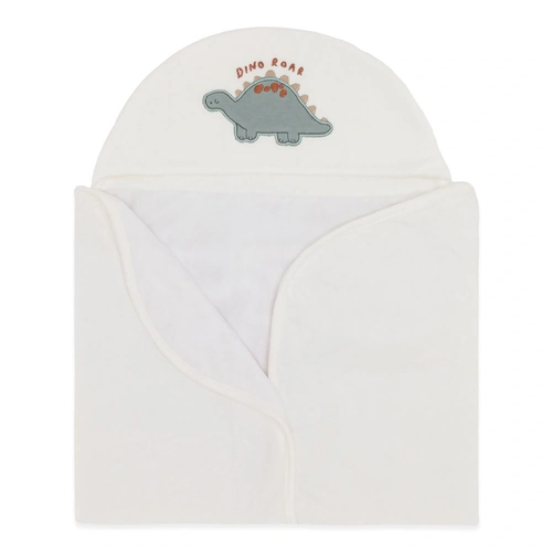 Toalha Capuz Forrada Suedine, Atoalhado e Fralda Masculina – Dino