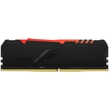 Memória DDR4 Kingston Fury Beast RGB, 8GB, 3200MHz, CL16 - KF432C16BBA/8