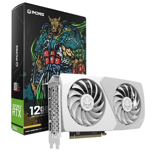 Placa de vídeo 12Gb  Nvidia RTX 3060 Graffiti Projeto Edge - PVRTX3060WT2F