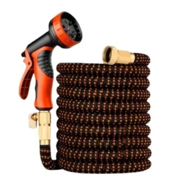 Mangueira Kepper Poliester 22mts Conector De Metal Laranja Com Preto