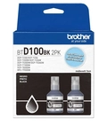 Refil De Tinta Brother Preto Kit 2 7,5k - Btd1002pk