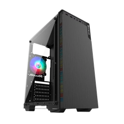 Gabinete Gamer BG-030 Bluecase Com Lateral De Vidro Temperado