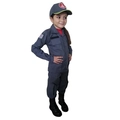 Farda Infantil dos Bombeiros (Cinza)