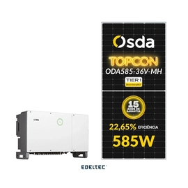 Gerador Edeltec Solar Saj 111,15 Kwp Tri. 380v Laje (75k/585w)