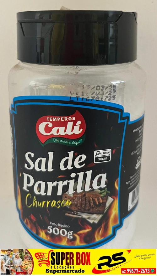 Temperos Cáli Sal De Parrilla Churrasco 500g