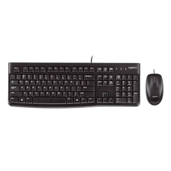 Kit Teclado e Mouse Logitech Mk120 Preto Usb 920-004429-v