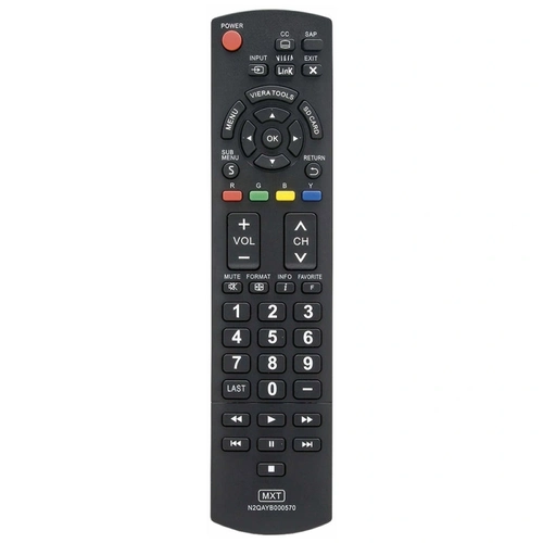 Controle Remoto Mxt 01254 Tv Lcd Panasonic Viera N2qayb00057