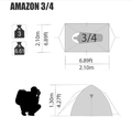 Barraca Amazon 3/4 NTK (Nautika)