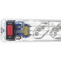Filtro De Linha Clamper Com Proteção Dps 3p Energia 5 Tomadas Transparente - 84876