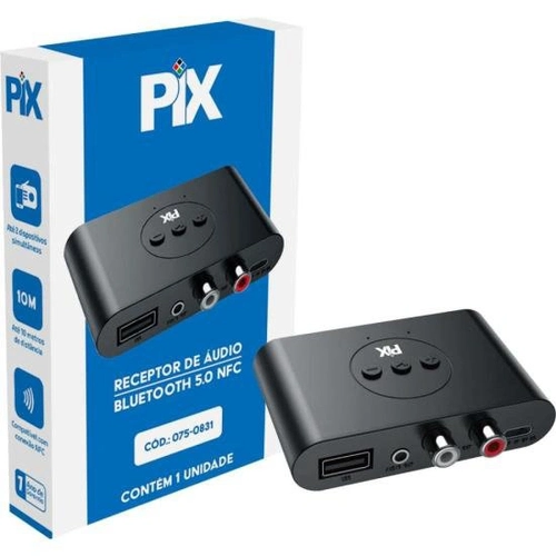 Receptor De Áudio Bluetooth 5.0 Nfc Pix