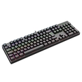 Teclado Mecânico T-Dagger Rebel Rainbow Dust-Proof Brown - T-TGK328-BR Preto