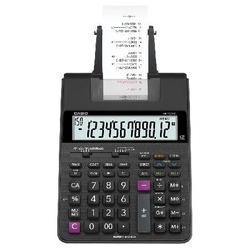 Calculadora Com Bobina Preta Hr-100rc-bk-b-dc