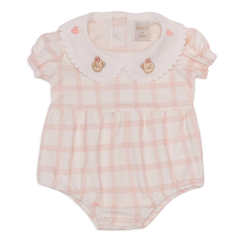 Body Banho de Sol Gola Bipartida Suedine Feminino - Ursinha e Cavalinho