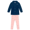 Conjunto Casaco Moletom e Calça Legging Estampada Brandili - Feminino