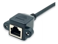 Kit 10 Cabo Exte. Rj45 Macho/fêmea 60cm Blindado Painel Cat5