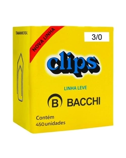 CLIPS N.3/0 GALVANIZADO CX 450 LINHA LEVE BACCHI