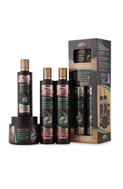 Kit Capilar Cabelo Macio Mamona e Argan Alquimia Cosméticos