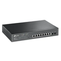Switch Tp-link Gigabit Smart C/ 10 Portas (8 Portas Poe+ e 2 Slots Sfp Jetstream) Tl-sg2210mp Smb