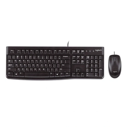 Kit Teclado e Mouse Logitech Mk120 Preto Usb Padrão Abnt2 - 920-004429