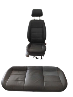 Jogo de bancos couro incompleto VOLKSWAGEN POLO 1.6 2006/2007 (ID:1294)