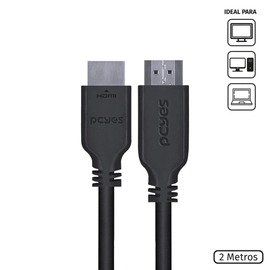 Cabo Displayport Macho para Hdmi 2.0 Macho 2 Metros - Pdphm-2