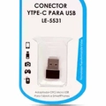 Adaptador Usb P/ Type-c (usb Macho P/ Type-c Femea) Ref. Le-5531