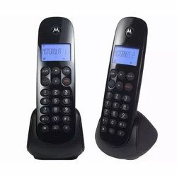 Telefone Sem Fio Motorola Com Id de Chamada e Ramal - Moto700 - Mrd2 Preto