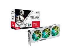 Placa de Video Asrock Radeon Rx 7600xt Steel Legend Oc 16gb Gddr6 128 Bits - 90-ga4zzz-00uanf