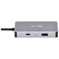Hub Vinik Usb-C Tipo-C 5 Em 1 Com 2 Hdmi + Vga + Usb 3.0 + Power Delivery (pd) 60w - HC-5VGA