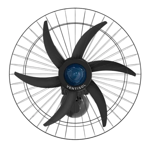 Ventilador De Parede Ventisol Falcon 60cm Preto 220v
