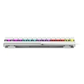 Teclado Mecânico 60% Vinik Anihi White - Switch Red - Led Rainbow - Anihiwhrd