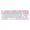 Teclado Gamer Mecânico Redragon Daksa Lunar White Switch Marrom Rainbow - K576W-R PT-BROWN