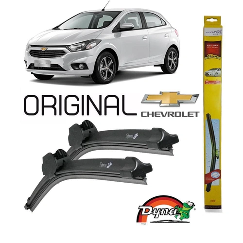 Par Palheta Original Dianteira Limpador Gm Chevrolet Onix 2013 Em Diante Sd6 60cm/35cm
