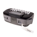 Rotulador Eletrônico Brother Pt-m95bkbp P-touch Portátil Preto Com 3 Fitas - Ptm95bkbp