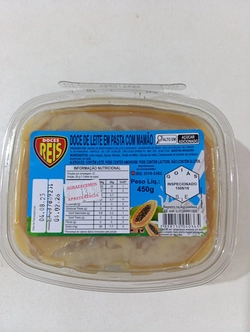 Doce de leite em pasta com mamão 450g